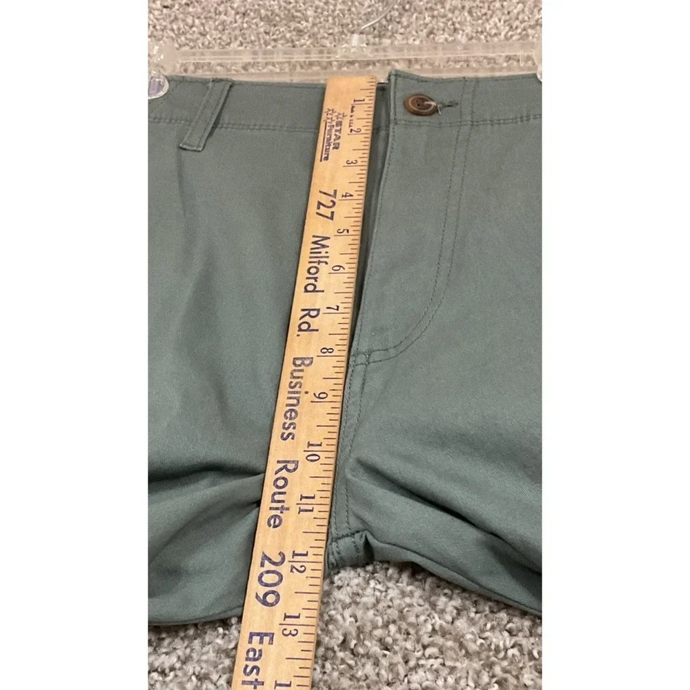 Lot of 2 Iron Co. Men's Chino Shorts Size 32 Sage Green Slate Blue Flat Front